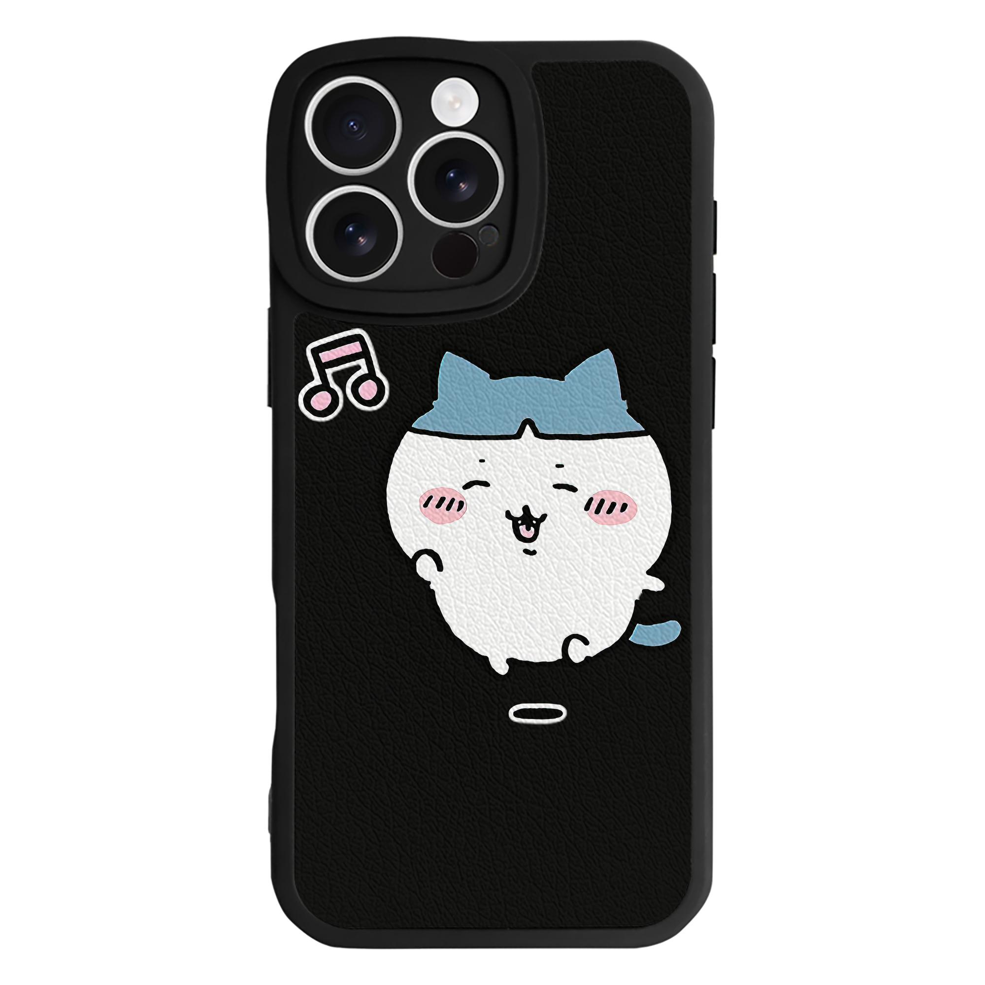 （画像用） ちいかわ ハチワレ Chii-kawa hachiware 【iPhone 16シリーズ対応】シリコンスマホケース（レザー調） 材質：シリコン